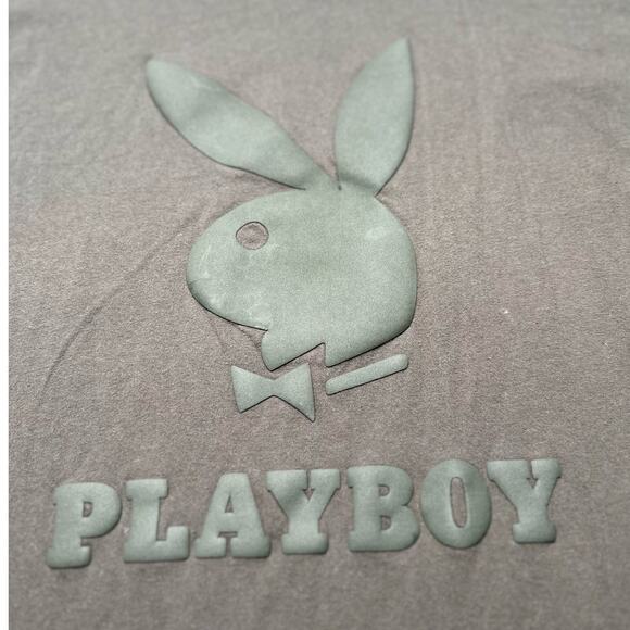Playboy: Black and White Contrast Logo Long Sleeve - Picture 3 of 6